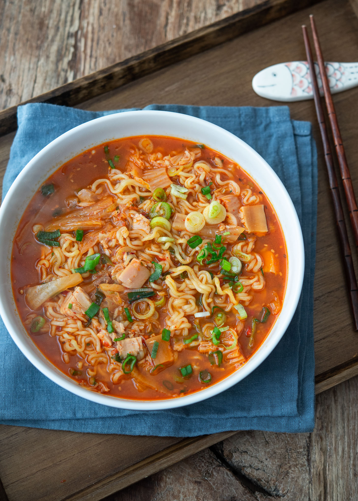 Elevate Instant Noodles: Crafting Authentic Kimchi Ramen